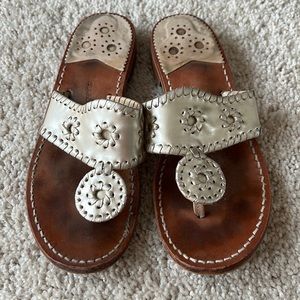 light gold jack rogers